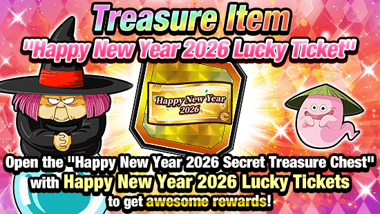 Banner for Happy New Year 2026
Secret Treasure Chest!