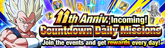 Banner for 11th Anniv. Incoming!
Countdown Campaign!