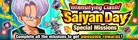 Banner for Intensifying Clash! 
Saiyan Day Campaign!