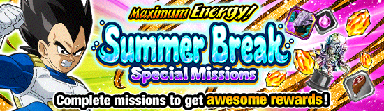 Banner for Maximum Energy! 
Summer Break Campaign!