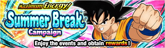 Banner for Maximum Energy! 
Summer Break Campaign!