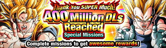 Banner for Thank You SUPER Much!
400 Million DLs Reached Campaign!