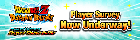 Join the Player Survey to 
Determine the Content of an Event!