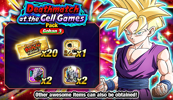 Banner for Deathmatch at the Cell Games
Packs Up for Sale!
