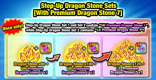 Banner for Step-Up Dragon Stone Sets 
[With Premium Dragon Stone 7]!