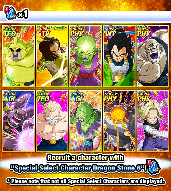Banner for Gohan, Goku and Goten Day Special
Select Characters Dokkan Festival!