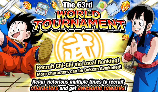 Banner for The 63rd World Tournament Opens!