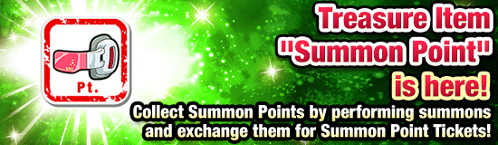 Banner for Exchange Summon Points
for Summon Point Tickets!