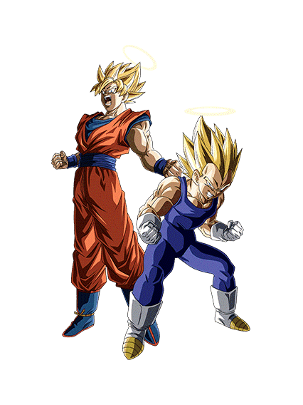 Super Saiyan Goku (Angel) & Super Saiyan Vegeta (Angel)