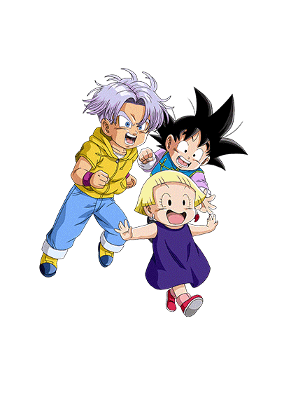 Trunks (Kid) & Goten (Kid) & Marron