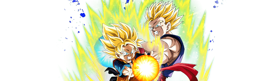 Super Saiyan Gohan (Teen) & 
Super Saiyan Goten (Kid)