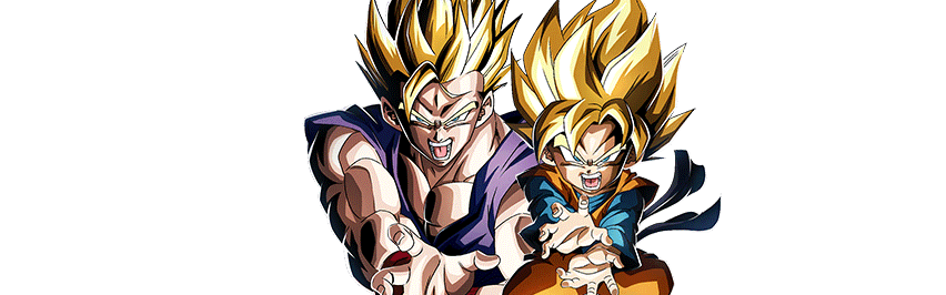 Super Saiyan Gohan (Teen) & 
Super Saiyan Goten (Kid)