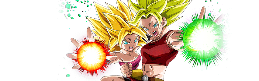 Super Saiyan Caulifla & Super Saiyan Kale