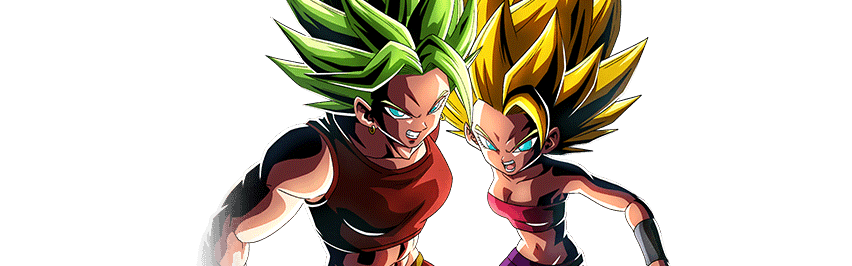 Super Saiyan 2 Caulifla & Super Saiyan 2 Kale
