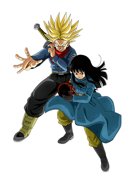 Super Saiyan Trunks (Future) & Mai (Future)