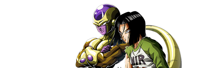 Golden Frieza (Angel) & Android #17