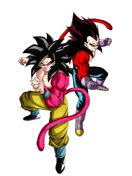 Super Saiyan 4 Goku & Super Saiyan 4 Vegeta