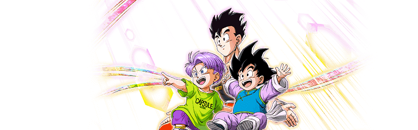 Gohan (Teen) & Goten (Kid) & Trunks (Kid)