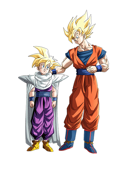 Super Saiyan Goku & Super Saiyan Gohan (Youth)