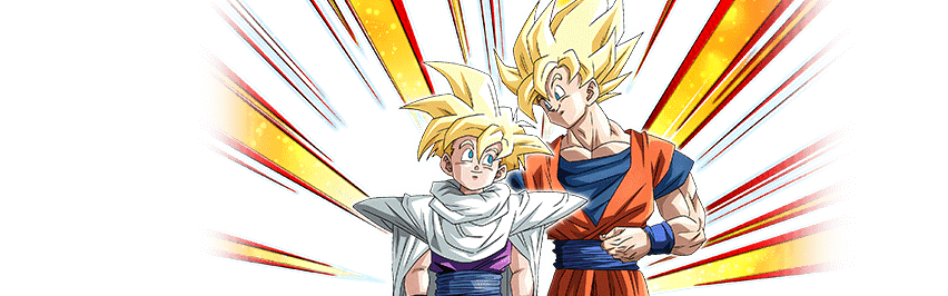 Super Saiyan Goku & Super Saiyan Gohan (Youth)