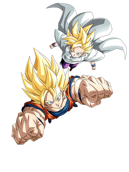 Super Saiyan Goku & Super Saiyan Gohan (Youth)