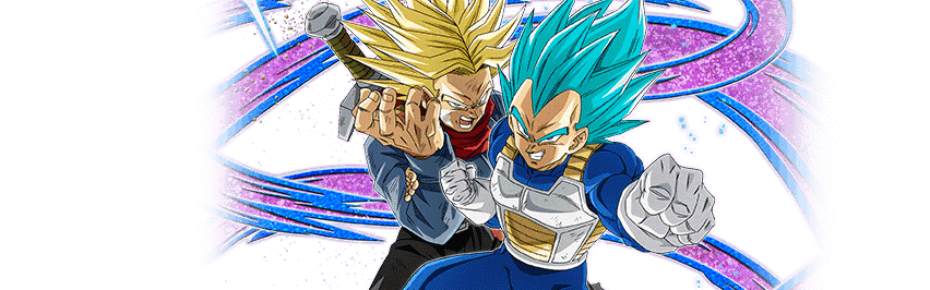 Super Saiyan God SS Vegeta & 
Super Saiyan Trunks (Future)