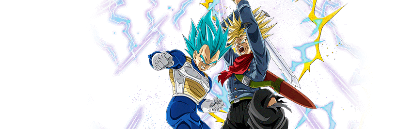 Super Saiyan God SS Vegeta &
Super Saiyan Trunks (Future)