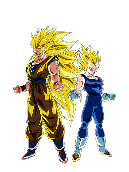 Super Saiyan 3 Goku & Super Saiyan 2 Vegeta