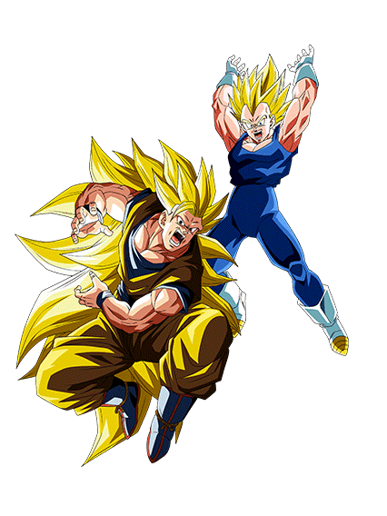 Super Saiyan 3 Goku & Super Saiyan 2 Vegeta