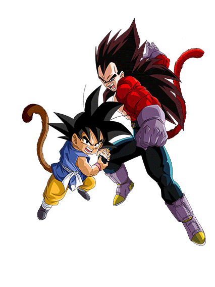 Goku (GT) & Super Saiyan 4 Vegeta