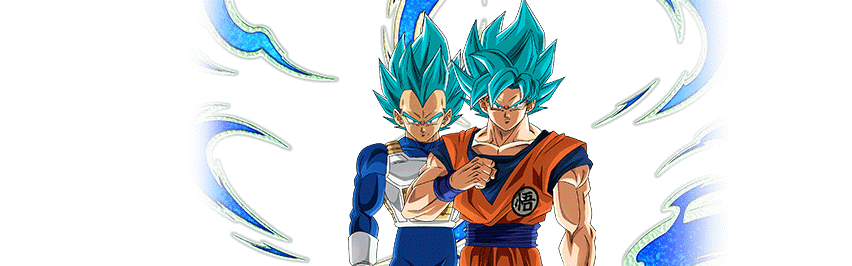 Super Saiyan God SS Goku & 
Super Saiyan God SS Vegeta