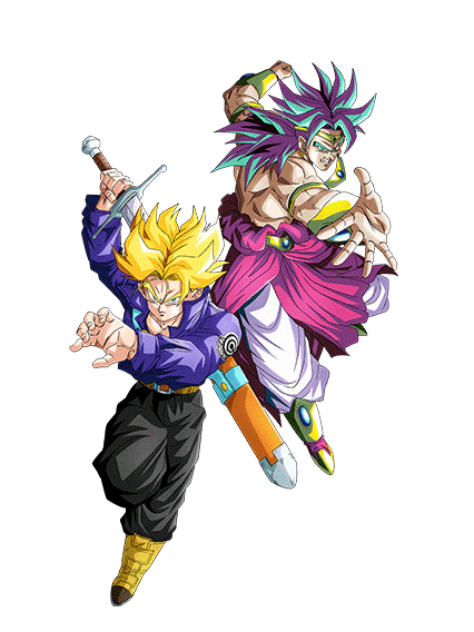 Super Saiyan Trunks (Teen) & Super Saiyan Broly