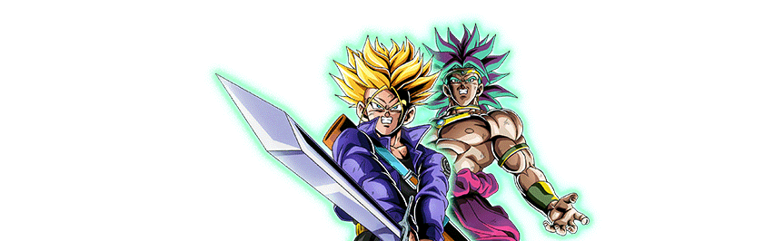 Super Saiyan Trunks (Teen) & Super Saiyan Broly