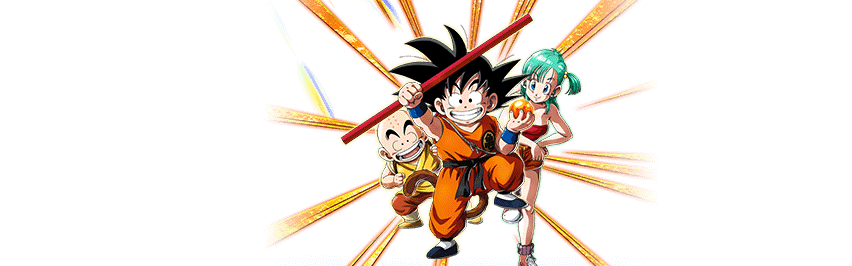 Goku (Youth) & Krillin (Youth) & Bulma (Youth)