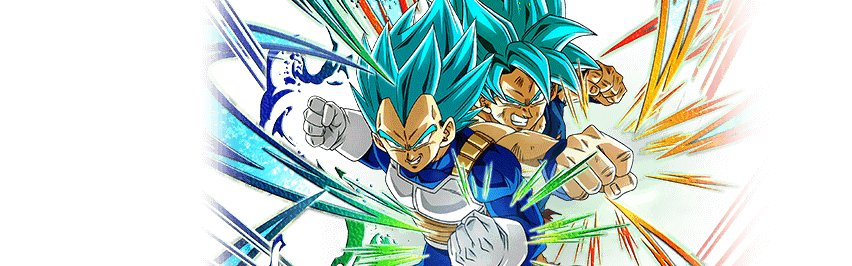 Super Saiyan God SS Goku (Kaioken) & 
Super Saiyan God SS Evolved Vegeta