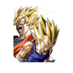 Super Saiyan Goku (Angel) & Super Saiyan Vegeta (Angel)
