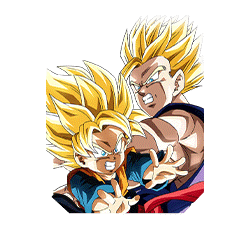 Super Saiyan Gohan (Teen) & 
Super Saiyan Goten (Kid)