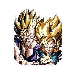 Super Saiyan Gohan (Teen) & 
Super Saiyan Goten (Kid)