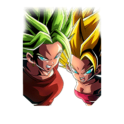 Super Saiyan 2 Caulifla & 
Super Saiyan 2 Kale