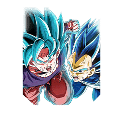 Super Saiyan God SS Goku (Kaioken) & 
Super Saiyan God SS Evolved Vegeta