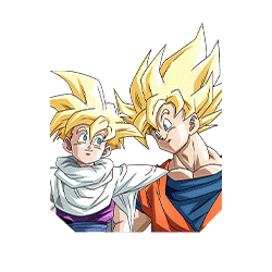 Super Saiyan Goku & Super Saiyan Gohan (Youth)
