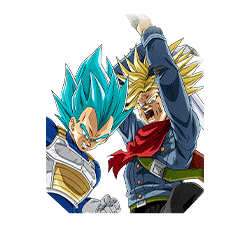 Super Saiyan God SS Vegeta & 
Super Saiyan Trunks (Future)