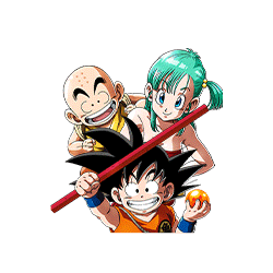 Goku (Youth) & Krillin (Youth) & Bulma (Youth)