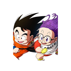 Goku (Youth) & Arale Norimaki