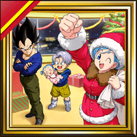 Vegeta and Family's Christmas Party Wallpaper Thumbnail