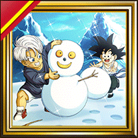 Trunks and Goten's Snowman Wallpaper Thumbnail