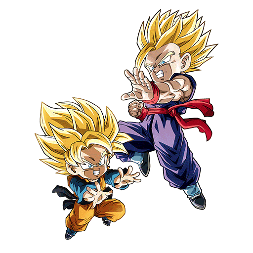 Super Saiyan Gohan (Teen) &
Super Saiyan Goten (Kid)