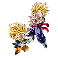 Super Saiyan Gohan (Teen) & 
Super Saiyan Goten (Kid)