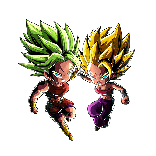 Super Saiyan 2 Caulifla & 
Super Saiyan 2 Kale
