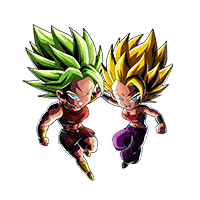 Super Saiyan 2 Caulifla & 
Super Saiyan 2 Kale
